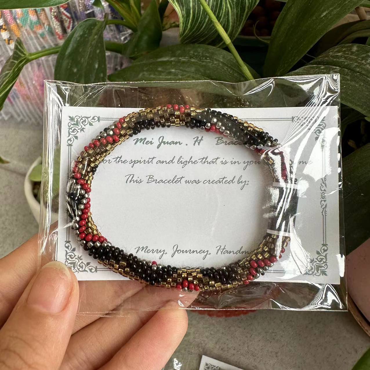 Wholesale Nepal Essential Oil Diffuser Japanese Hand-woven Beaded Bracelet